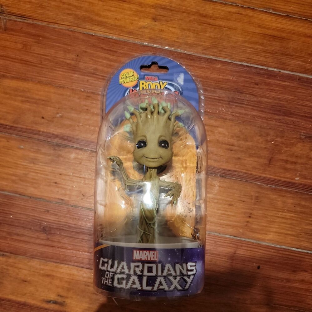 Dancing Potted Groot NECA Guardians of the Galaxy Body Knocker Solar Bobblehead
